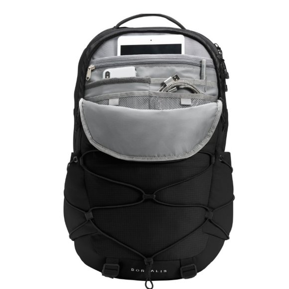 NEW NF The North Face Borealis Backpack Black TNF Bag School Hiking Unisex Large - Picture 8 of 11